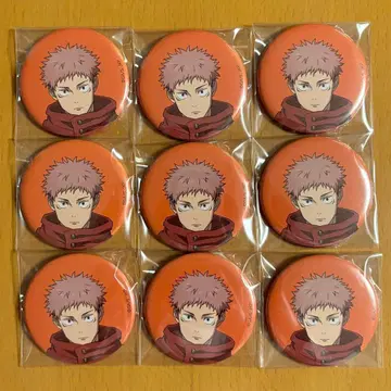 애니메이션 주술회전전 캔뱃지 이타도리 9점