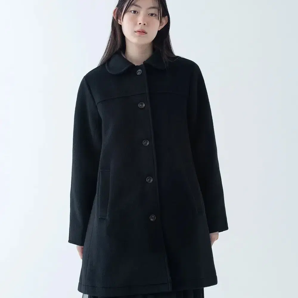 Tannat boucle half coat blue gray #타낫,#타낫코트,#타낫패딩,#타낫