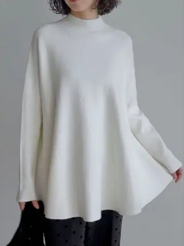 리디 [보습] [정전기 방지] 텐트 라인 니트탑