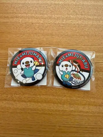 포켓몬 로컬 Acts 미에현 x 미주마루 캔뱃지 x 2