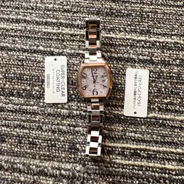 SEIKO 타원형 시계 스테인리스 밴딩 본체만