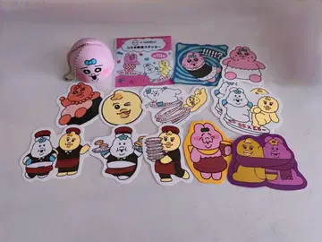 빤쮸토끼 카와이소니 키링 & 스티커 12장 세트