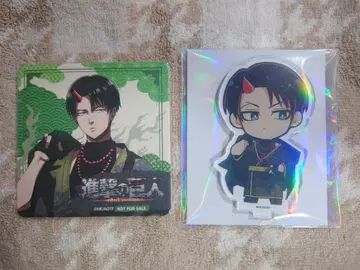 진격의 거인 리바이 코스터 & 아크릴 스탠드