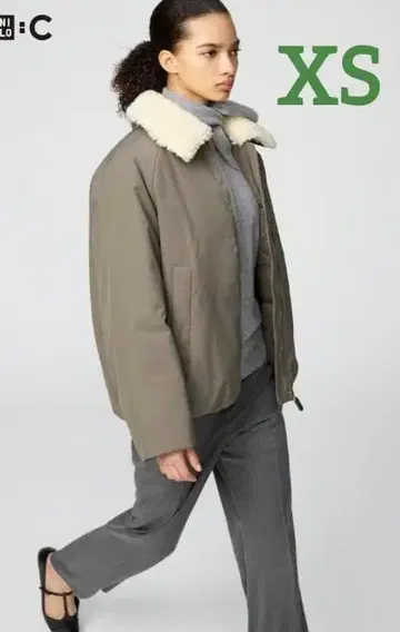새상품 UNIQLO C / 퍼프테크 자켓 (KHAKI XS 사이즈)