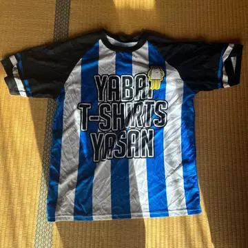 [레어] 야바이T셔츠야상 축구를 의식한 느낌의 T셔츠 L사이즈