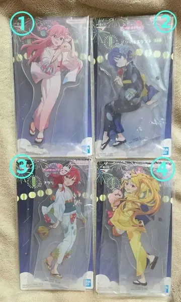 봇치 더 록 제일복권 I상 아크릴 스탠드 전 4종 세트 미개봉