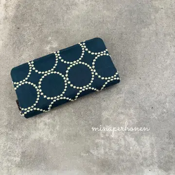 미나 페르호넨 탬버린 그린 지갑 장지갑