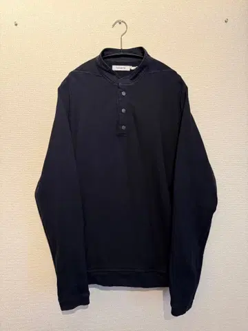nonnative/DWELLER HENLEY NECK L/S SWEAT