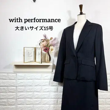 with performance 스커트 수트 빅 사이즈 15호 13호