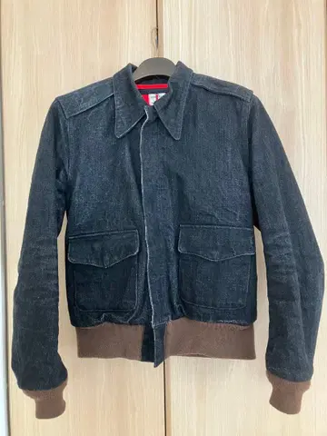 사무라이 진 플라이트 자켓 블랙 17oz