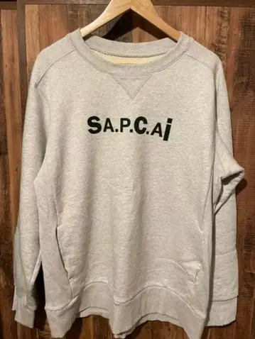 새상품급 sacai x A.P.C. Tani 맨투맨 XL 사카이 그레이