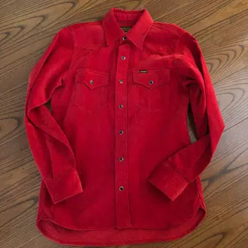 IRON HEART 레드 셔츠 XS