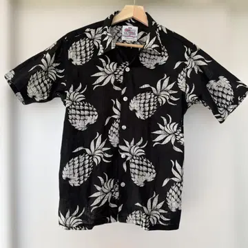 [ KAHANAMOKU ] 카하나모쿠 알로하 셔츠 하와이안 셔츠 파인애플