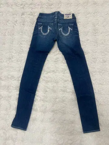 True Religion 스키니 데님 다크 블루