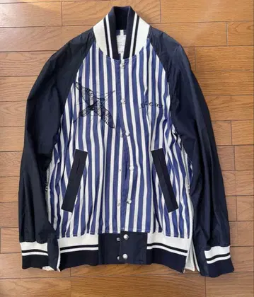 sacai dr.woo 19ss 스트라이프 블루종