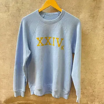 미국 빈티지 의류 래글런 XXIV K 라이트 블루 맨투맨 L