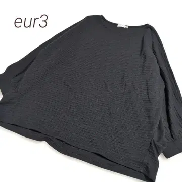 [ eur3 ] 에우르큐브 리브 볼륨 티셔츠 루즈 빅