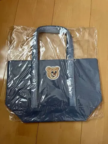 [미사용 새상품] 페이러 올드 테디 와펜 토트백(소) 스카이블루