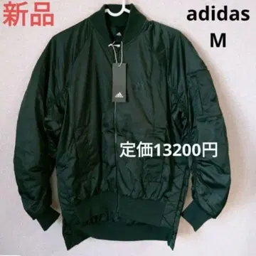 아디다스 M 새상품 짙은 녹색 그린 아우터 점퍼 MA1 겉옷 160