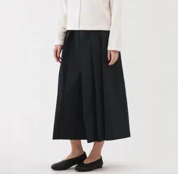 무인양품 하카마 팬츠 블랙 L 여성용