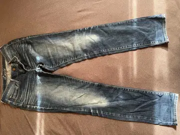 트루 릴리전 다크 블루 데님 슬림 핏