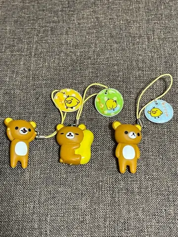 헤이세이 레트로 리락쿠마 스트랩 3개 세트