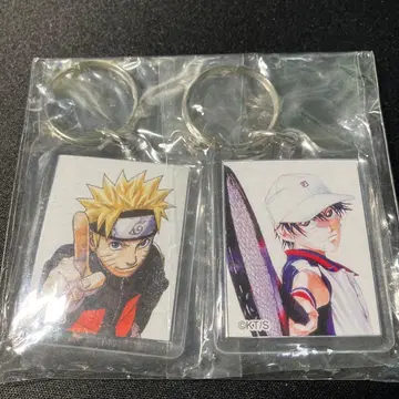 주간 소년 점프 키링 우즈마키 나루토 & 에치젠 료마 W 찬스 당첨