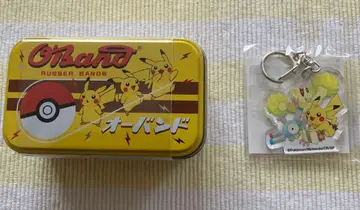 새상품: Pokemon 피카츄 오버밴드 고무줄 & 아크릴 키링