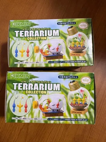 미사용 새상품 (내용물 확인 완료) 피크민 테라리움 컬렉션 2개 세트