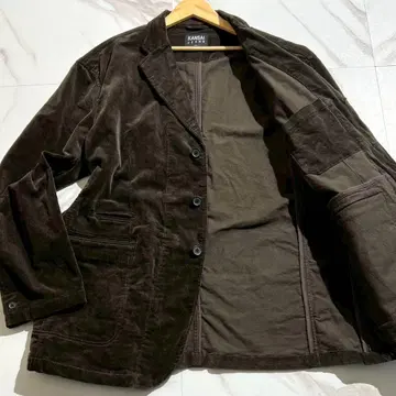 레어 4L KANSAI 코듀로이 테일러드 자켓 브라운 야마모토 간사이