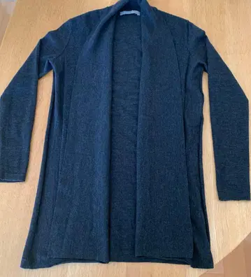 띠어리 루스 다크 그레이 롱 가디건 038