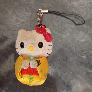 헬로키티 기모노 스트랩 헤이세이 레트로 교토