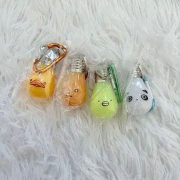 포근하게 빛나는! 전구 라이트 San-X 올스타즈 4개 세트