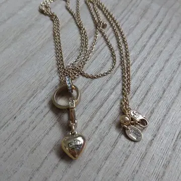 [ juicycouture ] 롱 목걸이 하트