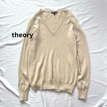 띠어리 theory 캐시미어 100% V넥 니트