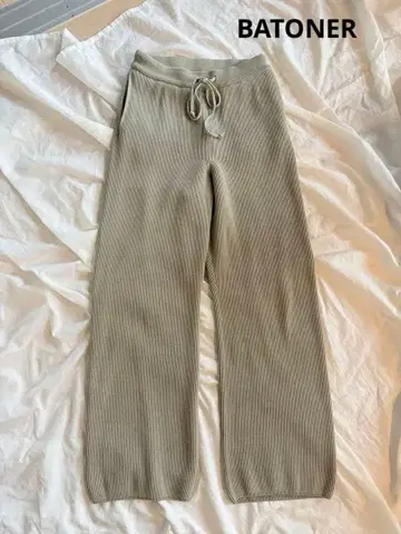 BATONER 니트 팬츠