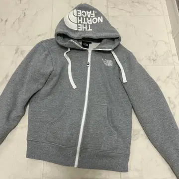 THE NORTH FACE 후드 부착 후드티 XS 그레이