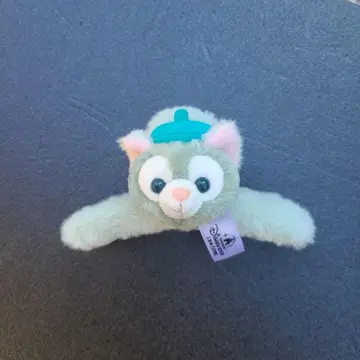 젤라토니 헤어 클립 귀여운 봉제 인형 그린 컬러 약 10cm