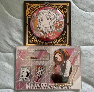 히로아카 우라라카 오챠코 아크릴 스탠드 캔뱃지