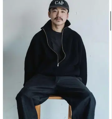 BATONER x L'echoppe 피셔맨 니트