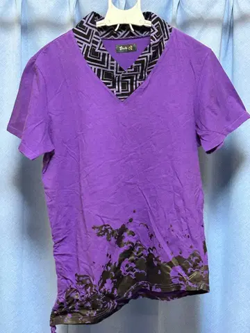 gouk 사무라이 기모노 카라의 상의