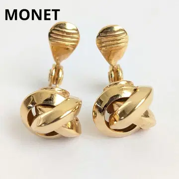 MONET 귀찌 골드 빈티지 이터널 서클