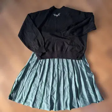 디즈니 겨울왕국 셋업 M 사이즈 블랙 그린