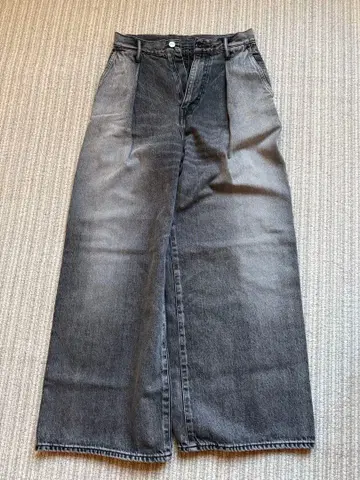 Graphpaper 그레이 와이드 팬츠