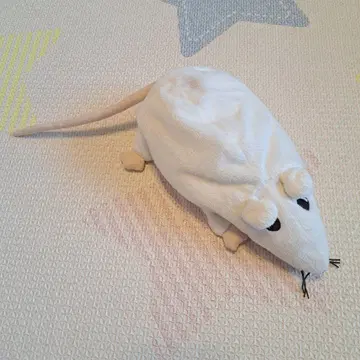 IKEA 이케아 소프트 토이 화이트 쥐 봉제 인형 화이트 단종품 레어