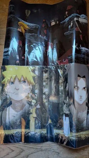 NARUTO 포스터 아카츠키 로닌 버전 나루토 & 사스케