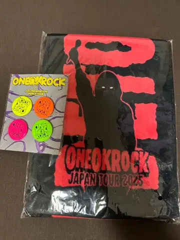 ONE OK ROCK 2024 머플러 타월 굿즈 캔뱃지