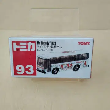 [ 절판 빨간 로고 TOMY ] 마이멜로디 노선 버스