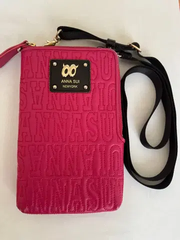 ANNA SUI 스마트폰 숄더백 핑크