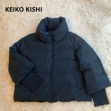 새상품급 KEIKO KISHI 케이코키시 다운 자켓 네이비 M